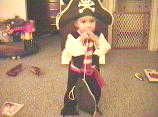 Nicolas and his pirate hat.