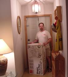 Jason bringing in the wagon!