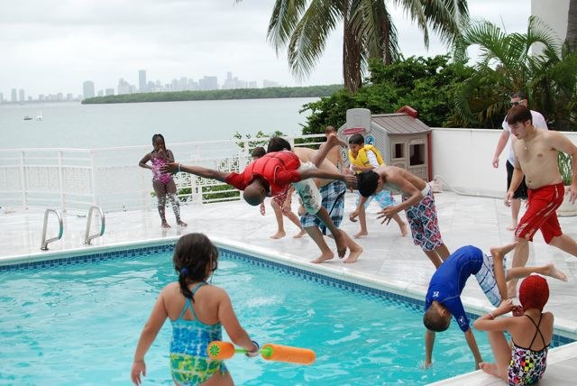 Wednesday July 27 Camputos Day 5:  Key Biscayne Pool Party