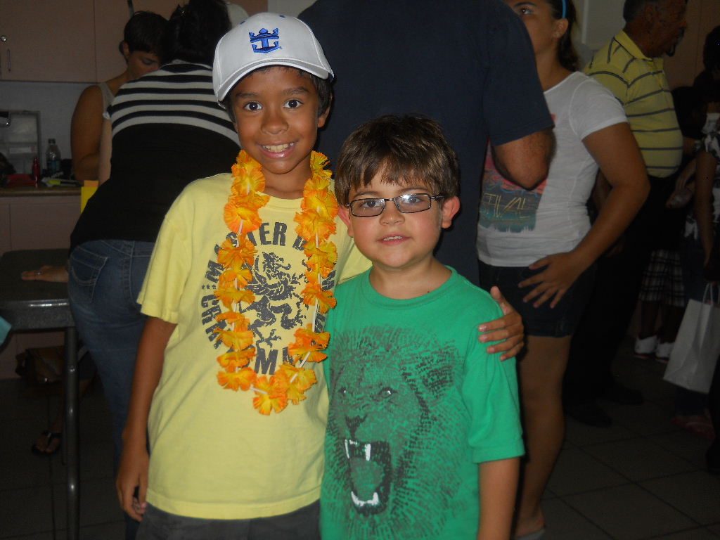 Nicolas and his buddy Nicholas