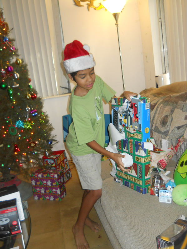 Opening Presents, Xmas 2011