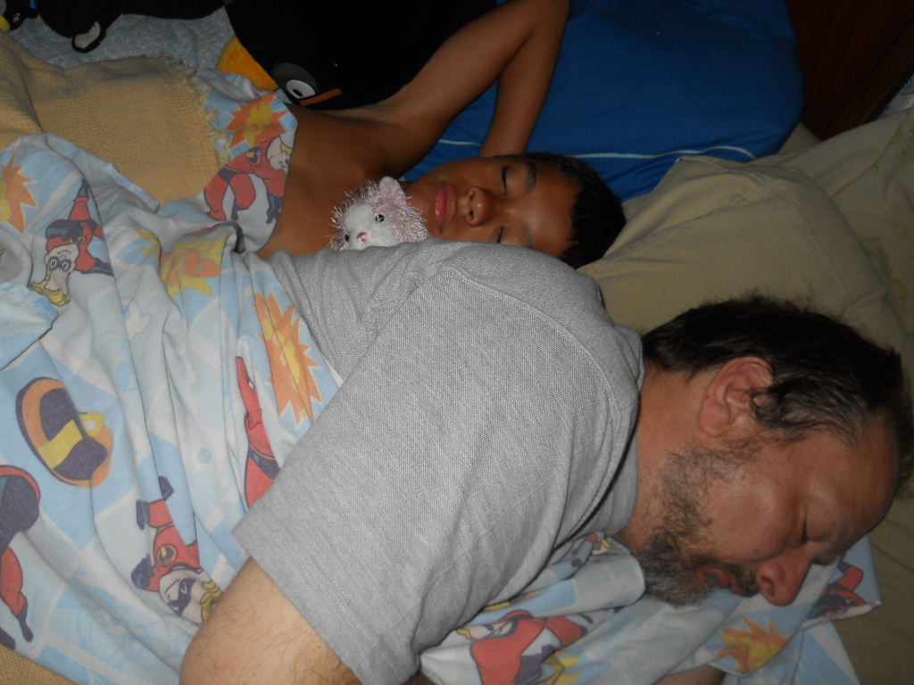 My boys sound asleep