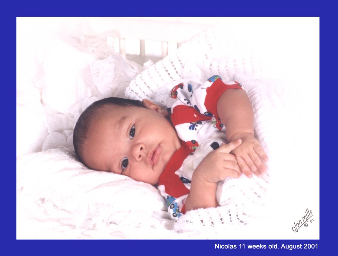 Nicolas' first professional portrait!