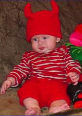 Don't mess with this devilish boy!